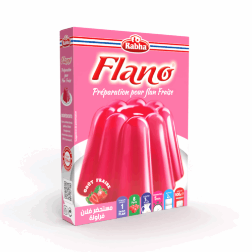 RABHA flan flano fraises 100g