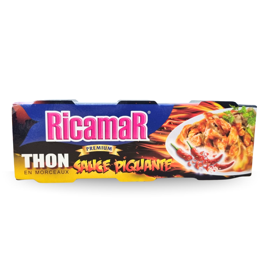 RICAMAR triplette de thon piquantes 195g.