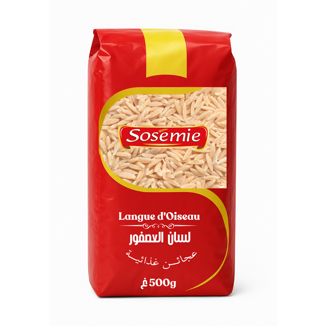 SOSEMIE Pâtes Langue d'oiseaux 500g