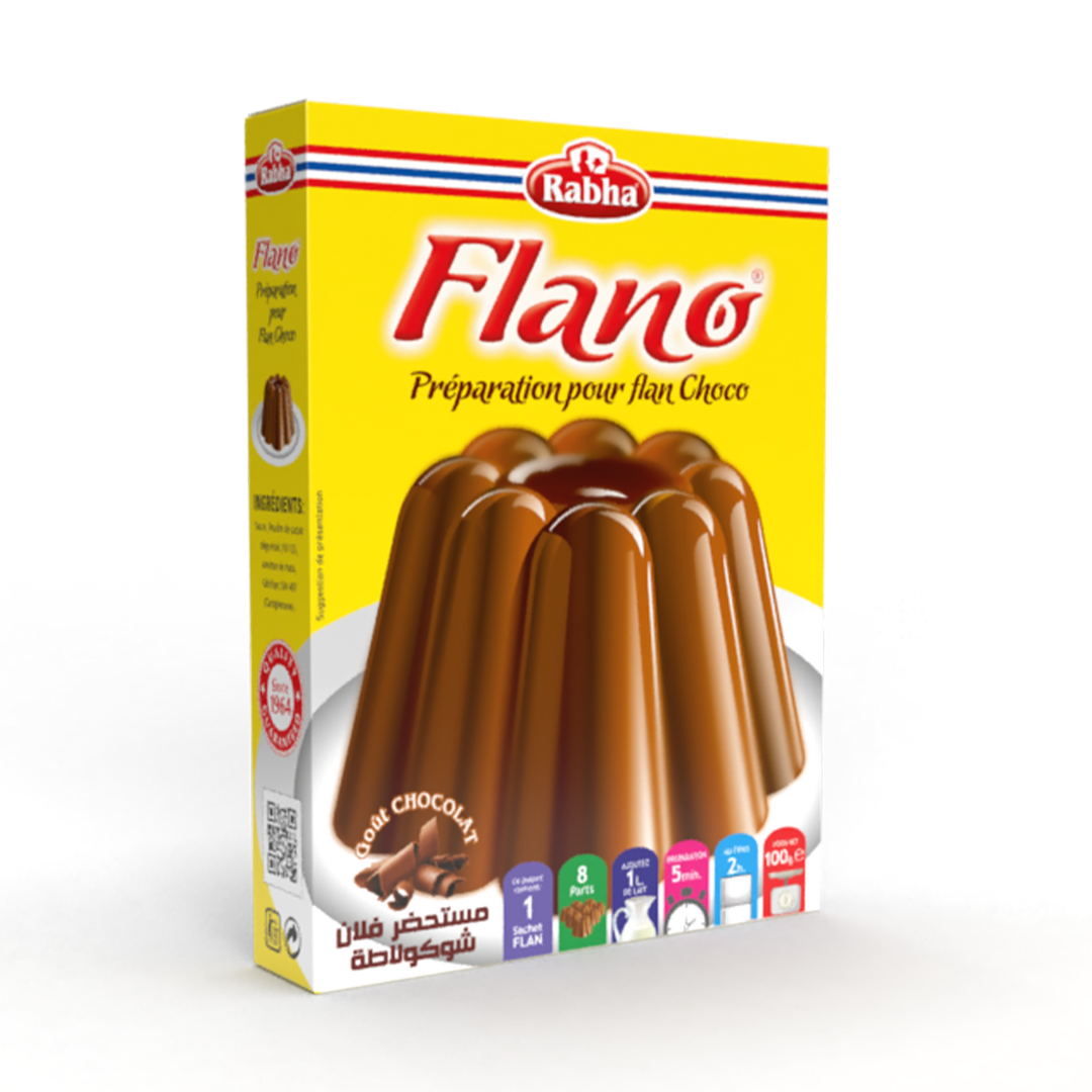 RABHA flan flano chocolat 100g
